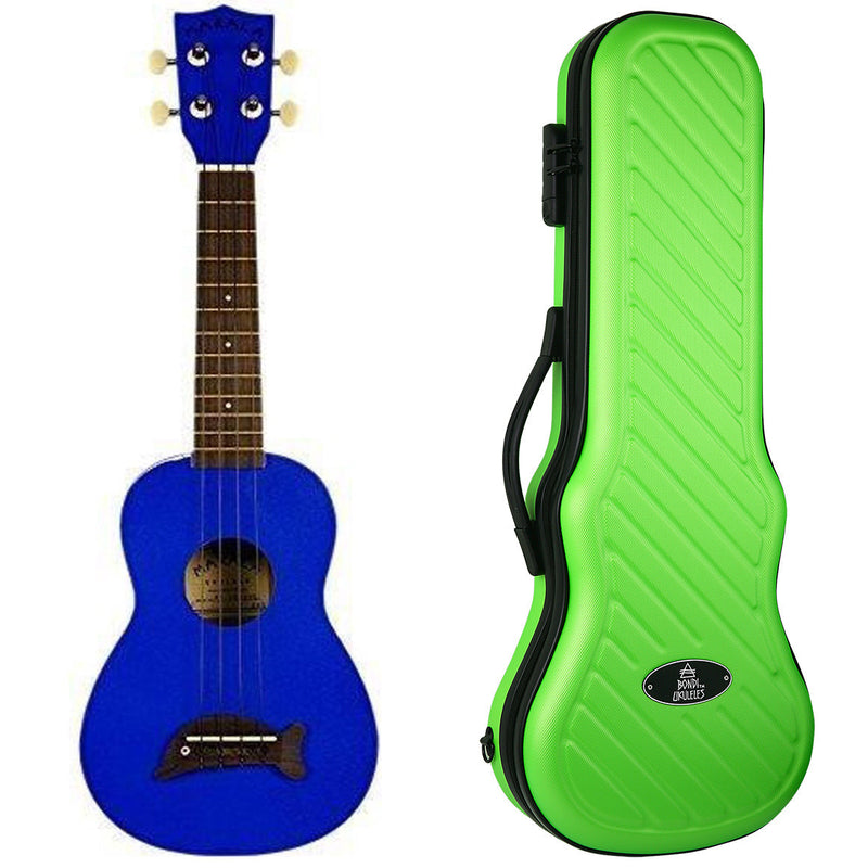 Makala Dolphin Metallic Blue Soprano Ukulele