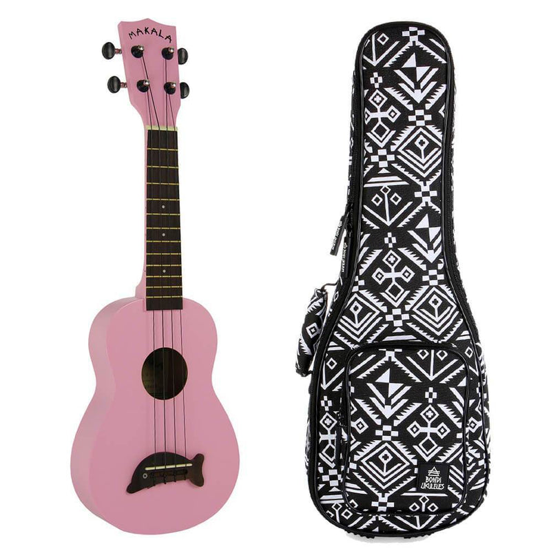 Makala Dolphin Pink Gloss Soprano Ukulele