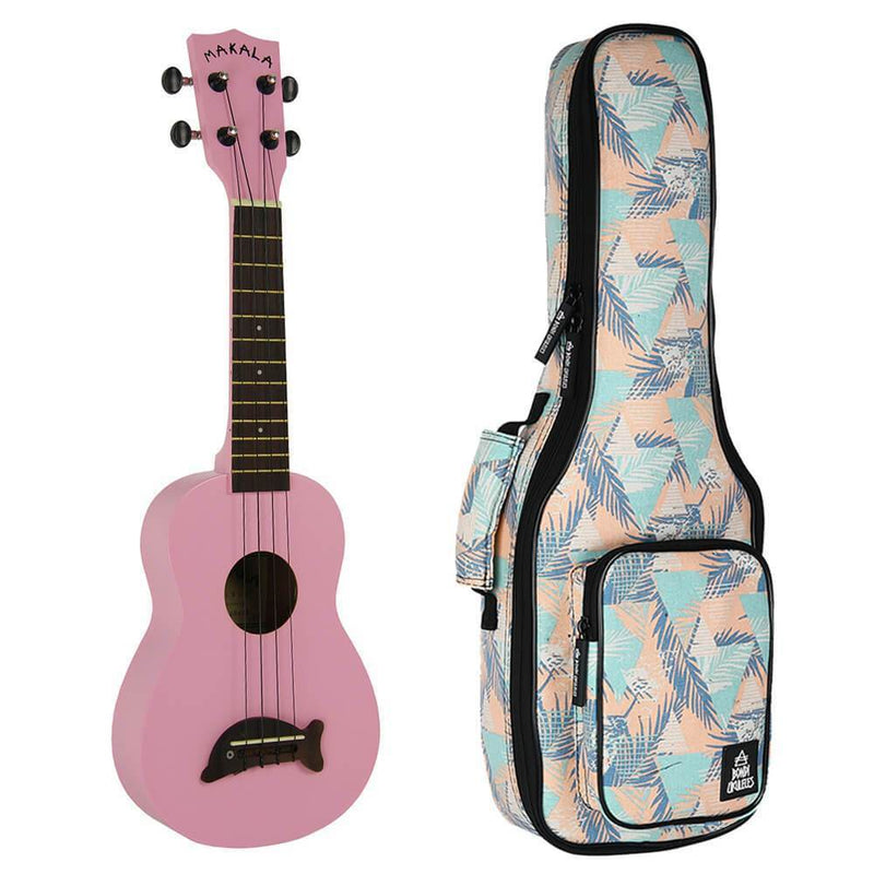 Makala Dolphin Pink Gloss Soprano Ukulele