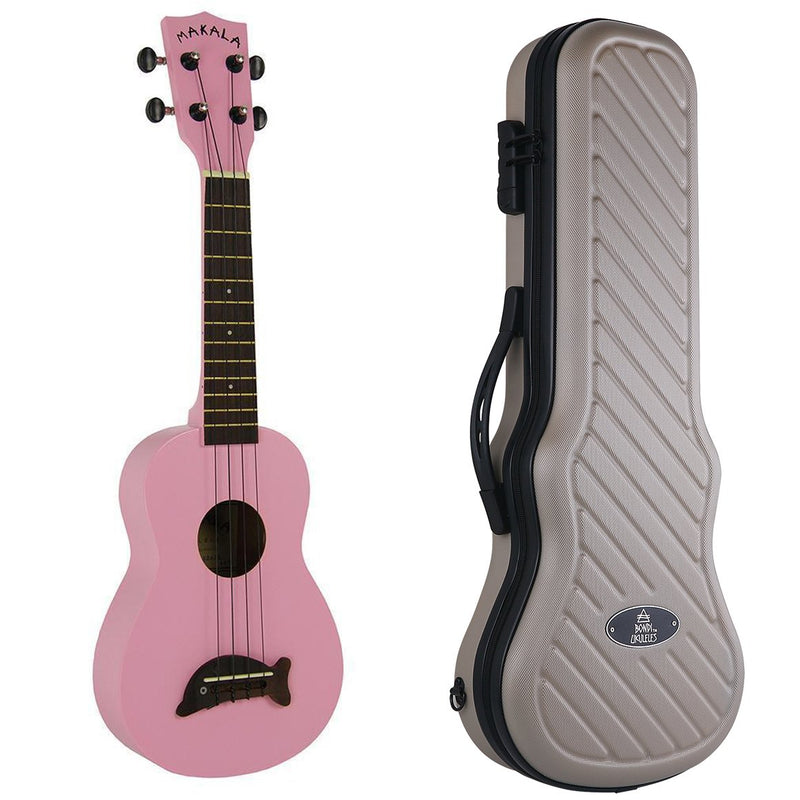 Makala Dolphin Pink Gloss Soprano Ukulele