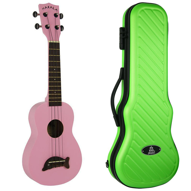 Makala Dolphin Pink Gloss Soprano Ukulele