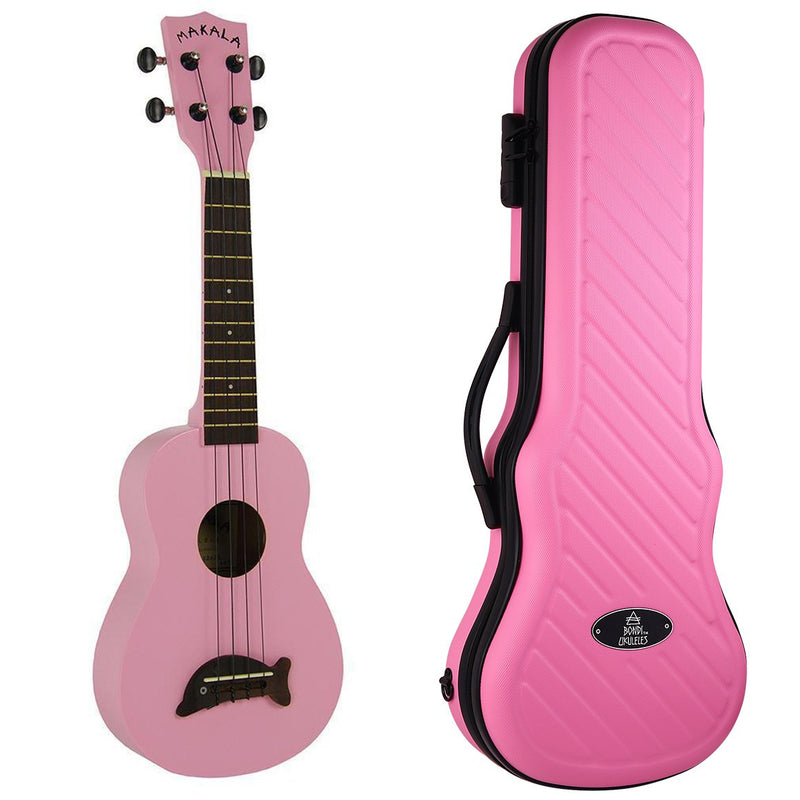 Makala Dolphin Pink Gloss Soprano Ukulele
