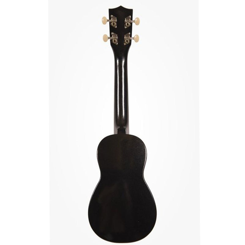 Makala Dolphin Soprano Ukulele Bundle - Black Sparkle