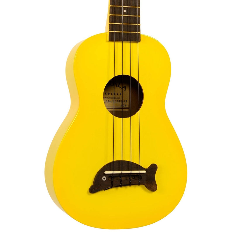 Makala Dolphin Yellow Burst Soprano Ukulele