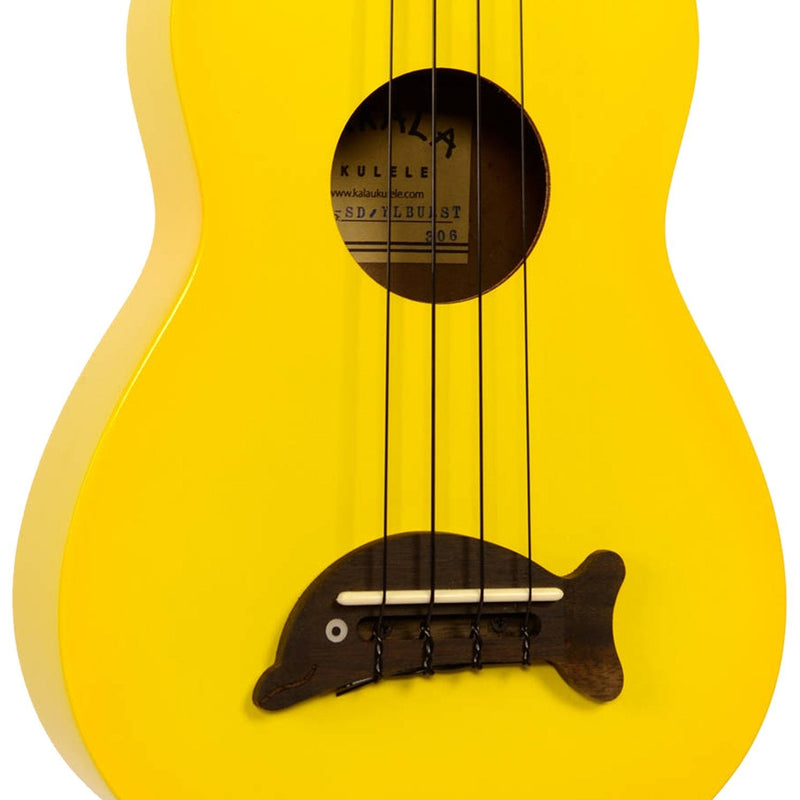 Makala Dolphin Yellow Burst Soprano Ukulele