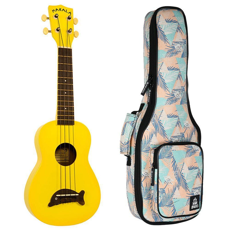 Makala Dolphin Yellow Burst Soprano Ukulele