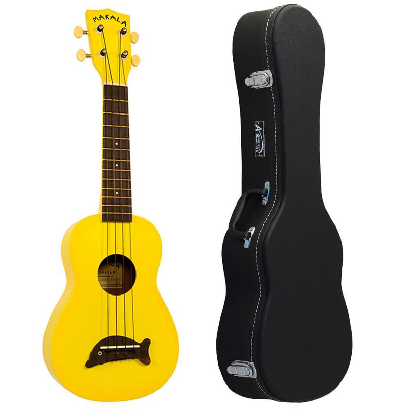 Makala Dolphin Yellow Burst Soprano Ukulele