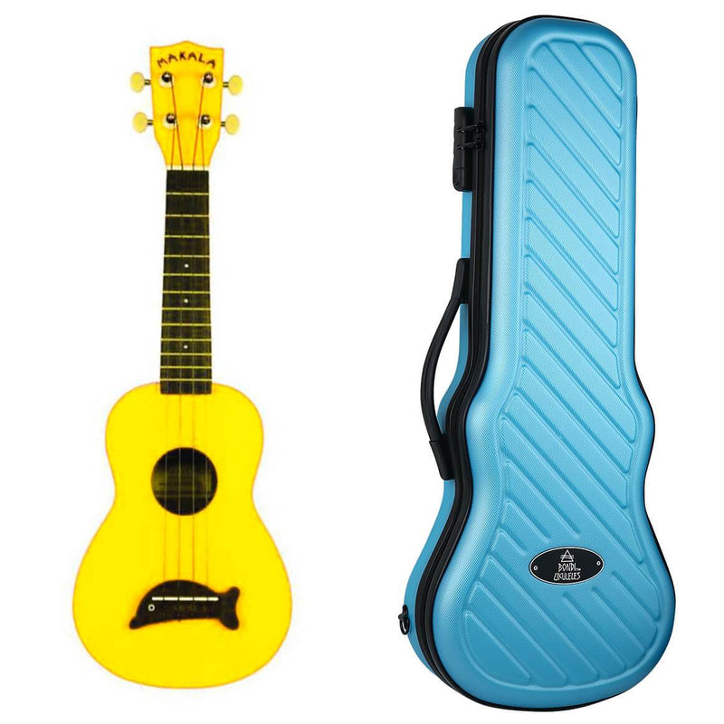 Makala Dolphin Yellow Burst Soprano Ukulele