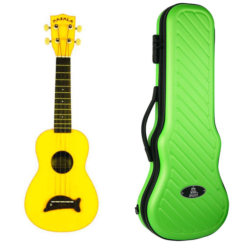 Makala Dolphin Yellow Burst Soprano Ukulele