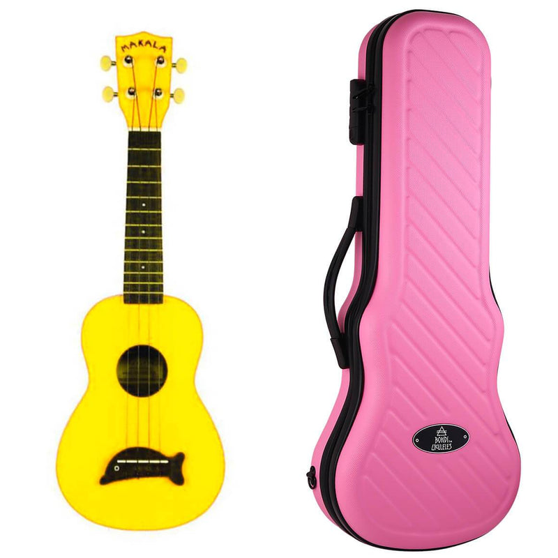 Makala Dolphin Yellow Burst Soprano Ukulele