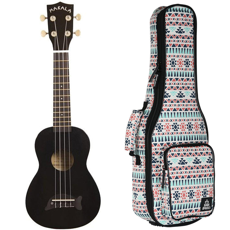 Makala Jet Black Dolphin Soprano Ukulele
