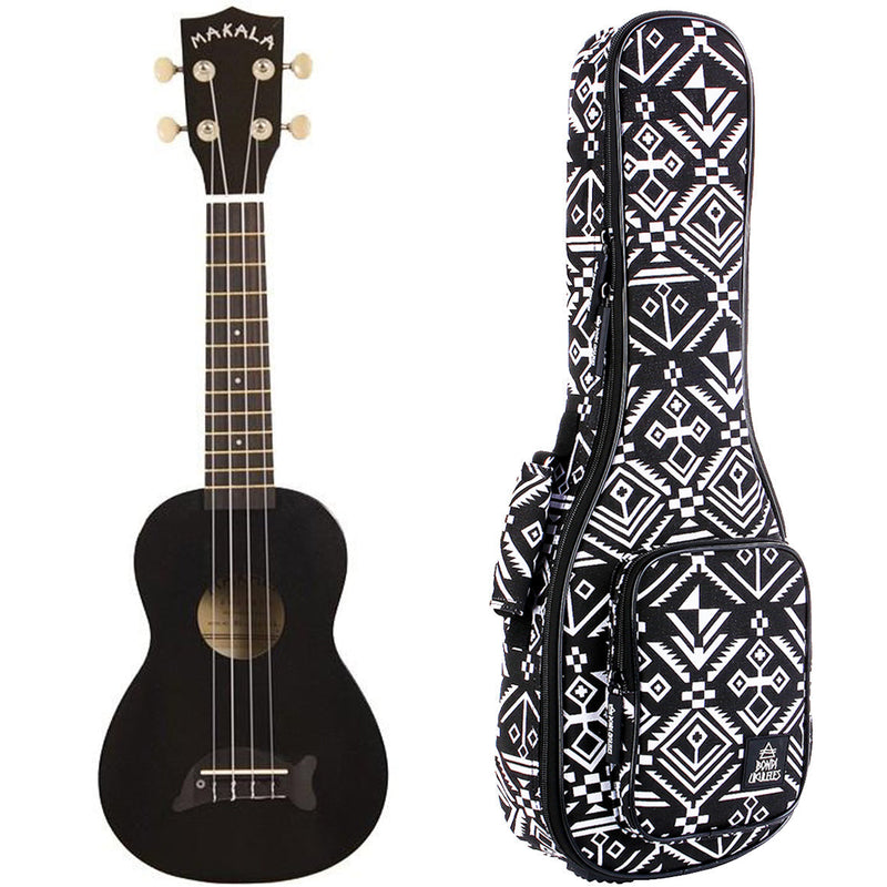 Makala Jet Black Dolphin Soprano Ukulele
