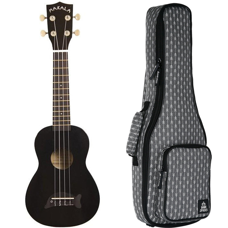 Makala Jet Black Dolphin Soprano Ukulele