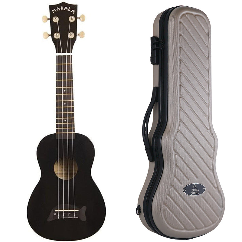 Makala Jet Black Dolphin Soprano Ukulele