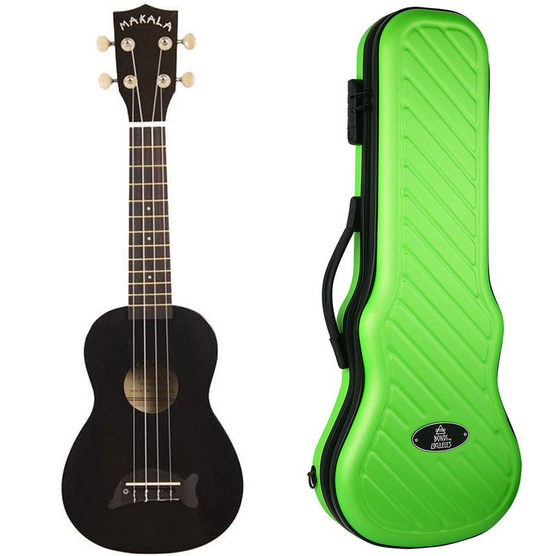Makala Jet Black Dolphin Soprano Ukulele