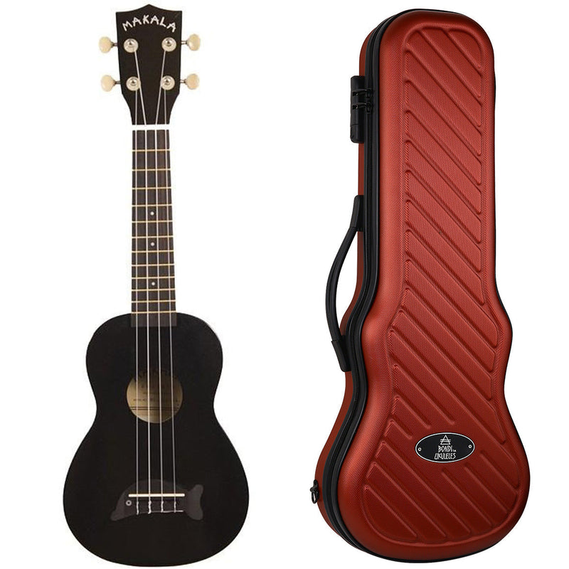 Makala Jet Black Dolphin Soprano Ukulele
