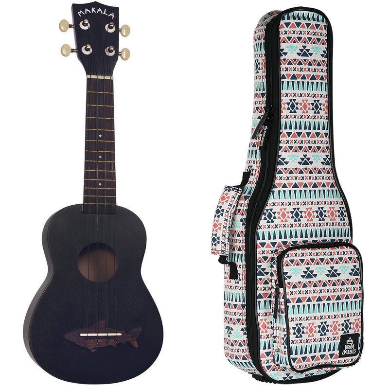 Makala Shark Black Tip Soprano Ukulele