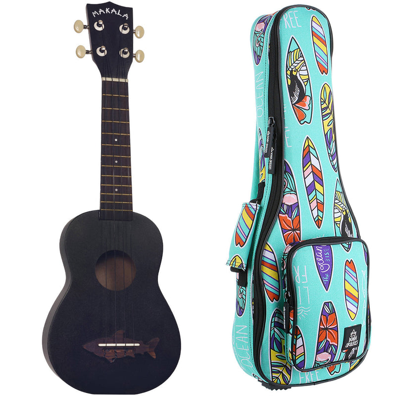 Makala Shark Black Tip Soprano Ukulele