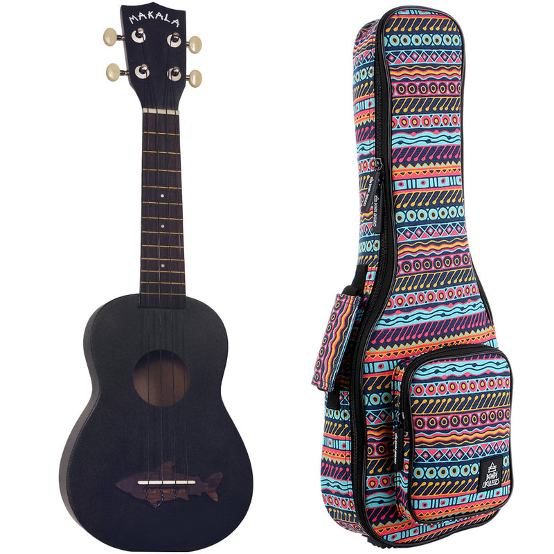 Makala Shark Black Tip Soprano Ukulele