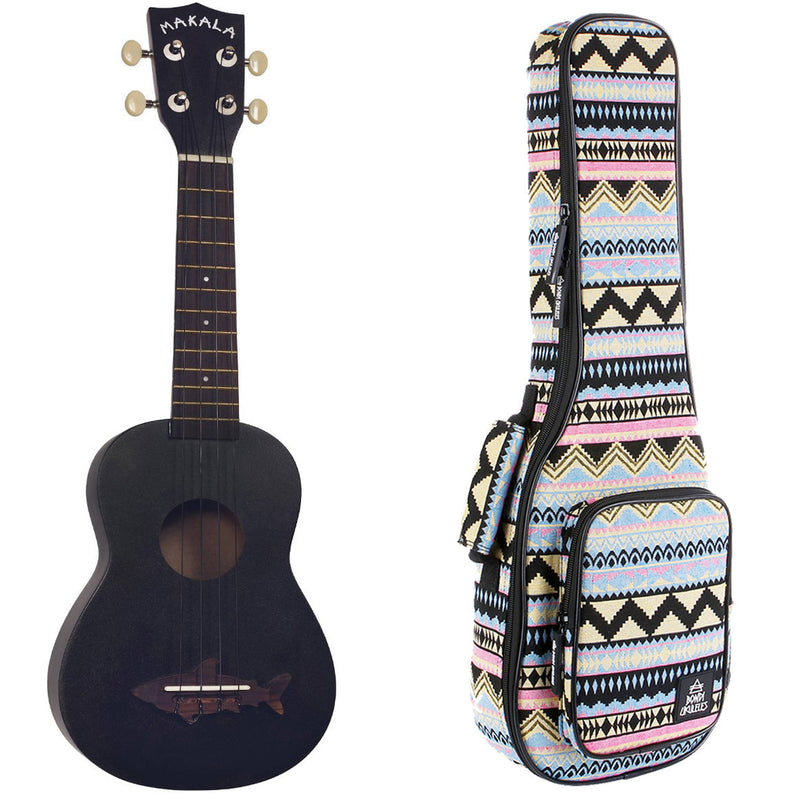 Makala Shark Black Tip Soprano Ukulele