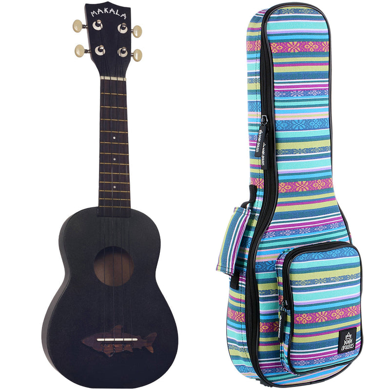 Makala Shark Black Tip Soprano Ukulele