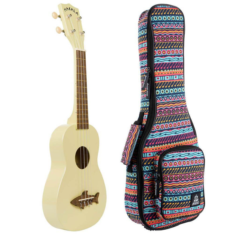 Makala Shark Coral Yellow Soprano Ukulele