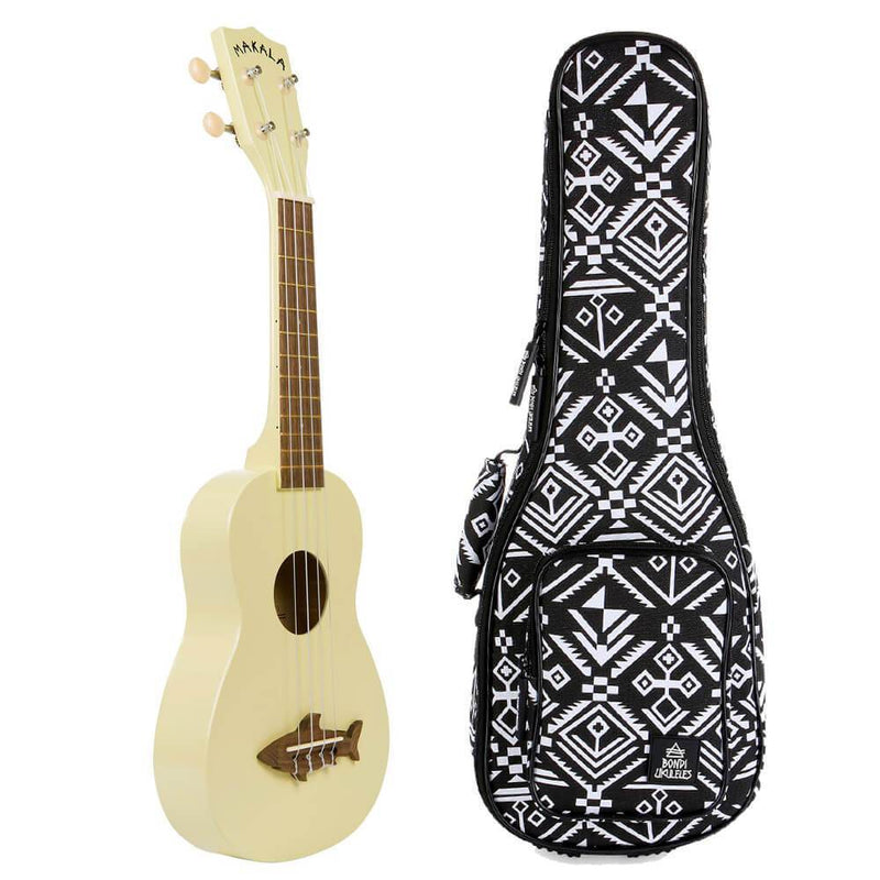 Makala Shark Coral Yellow Soprano Ukulele