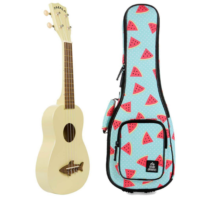 Makala Shark Coral Yellow Soprano Ukulele