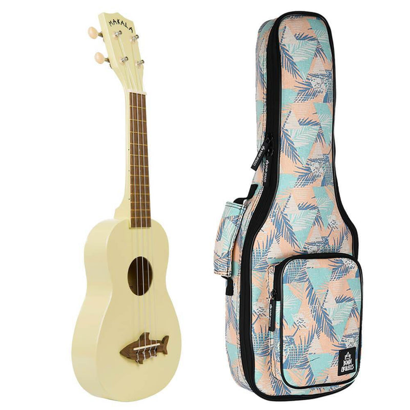 Makala Shark Coral Yellow Soprano Ukulele