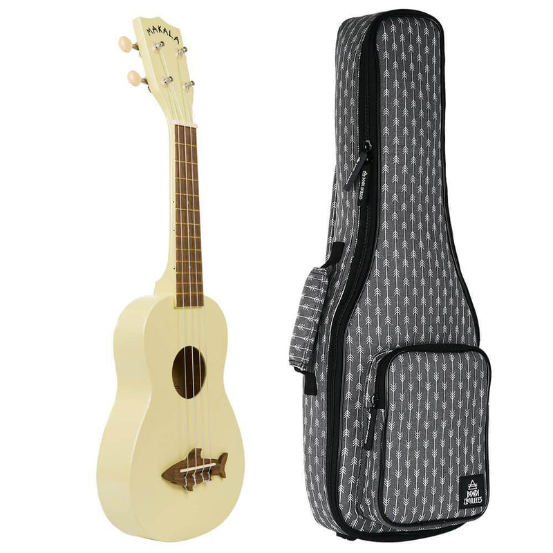 Makala Shark Coral Yellow Soprano Ukulele