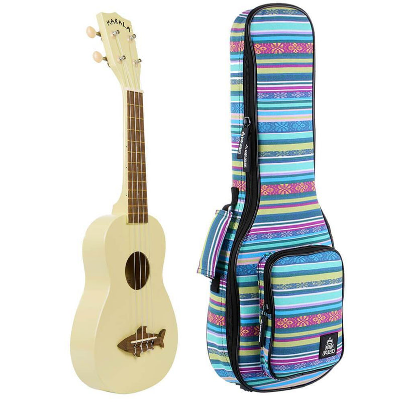 Makala Shark Coral Yellow Soprano Ukulele