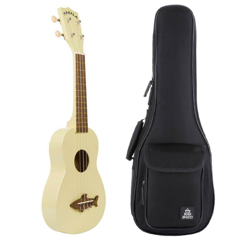 Makala Shark Coral Yellow Soprano Ukulele