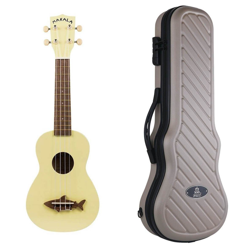 Makala Shark Coral Yellow Soprano Ukulele