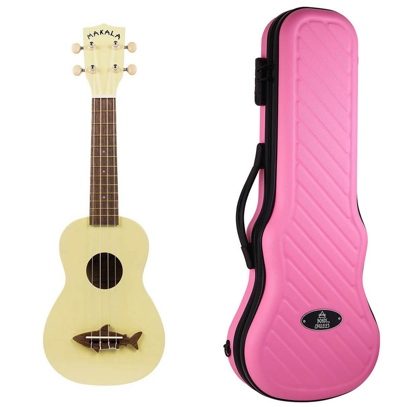 Makala Shark Coral Yellow Soprano Ukulele