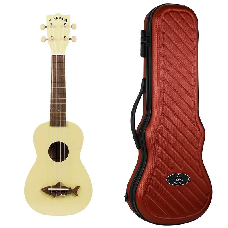Makala Shark Coral Yellow Soprano Ukulele