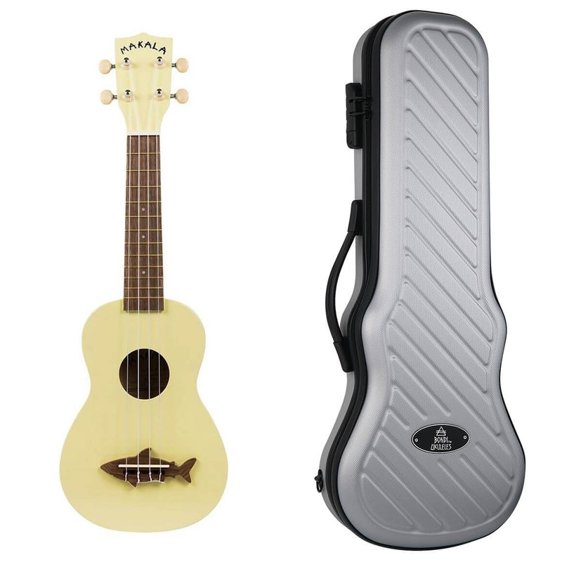 Makala Shark Coral Yellow Soprano Ukulele
