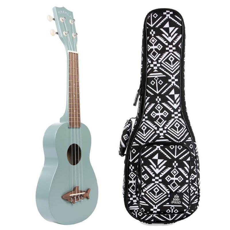 Makala Shark Fin Gray Soprano Ukulele