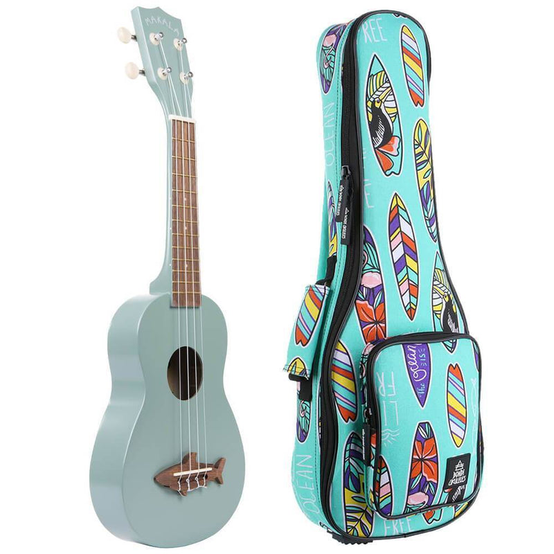 Makala Shark Fin Gray Soprano Ukulele