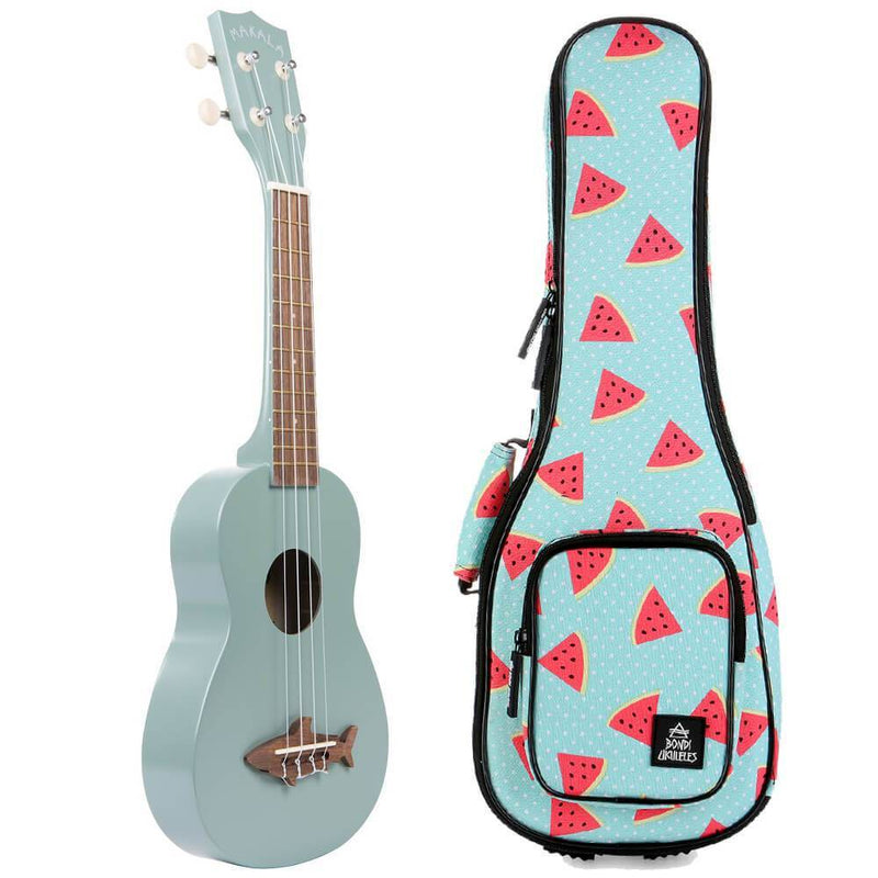 Makala Shark Fin Gray Soprano Ukulele
