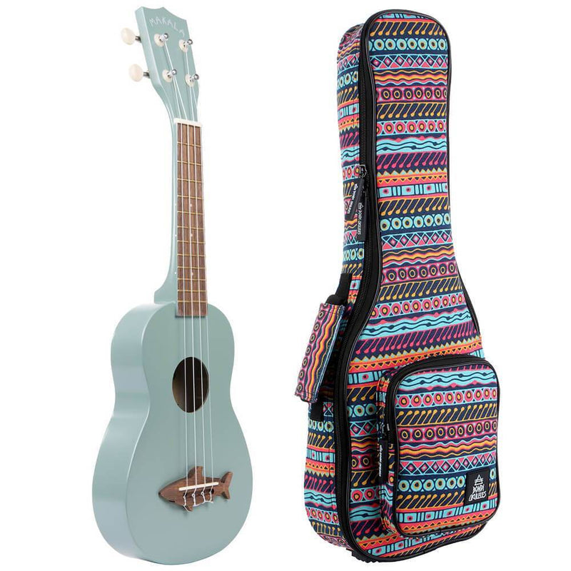 Makala Shark Fin Gray Soprano Ukulele