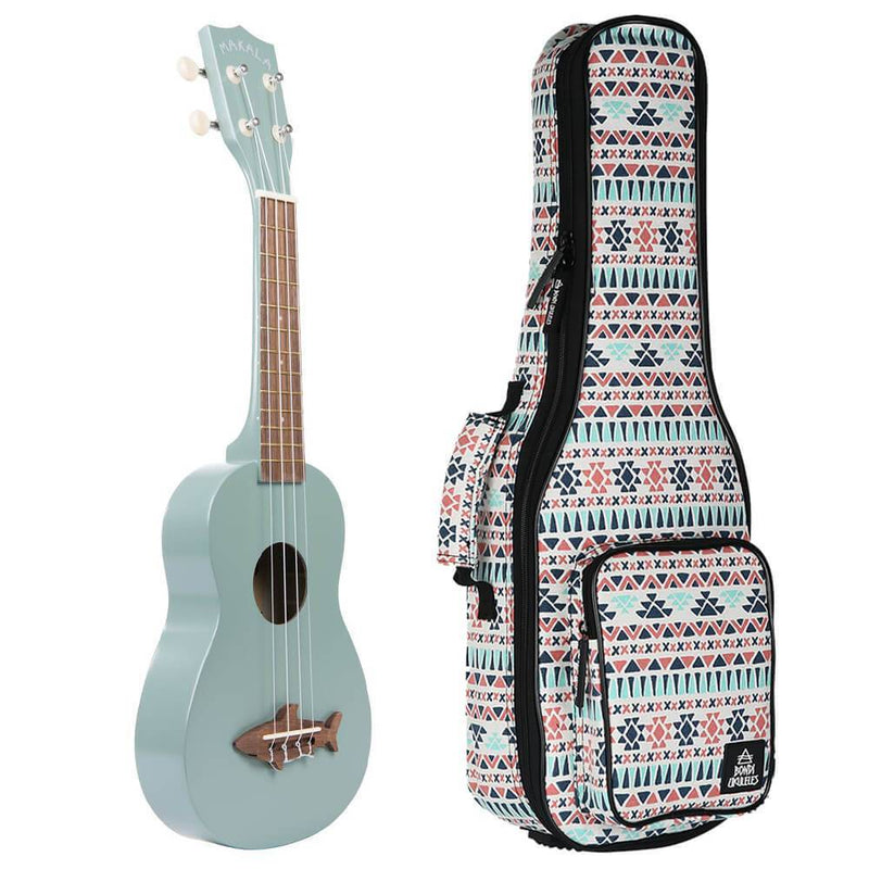 Makala Shark Fin Gray Soprano Ukulele