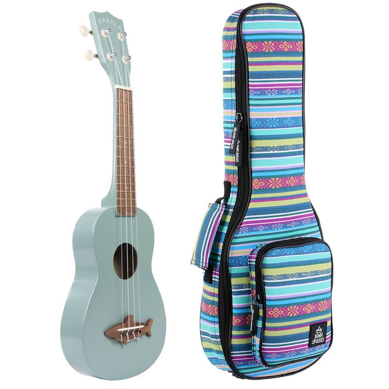 Makala Shark Fin Gray Soprano Ukulele