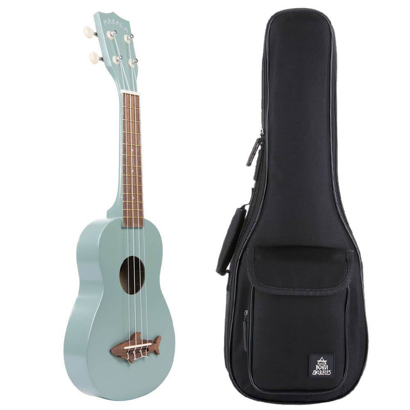 Makala Shark Fin Gray Soprano Ukulele