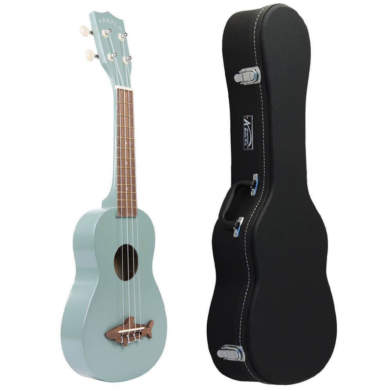 Makala Shark Fin Gray Soprano Ukulele