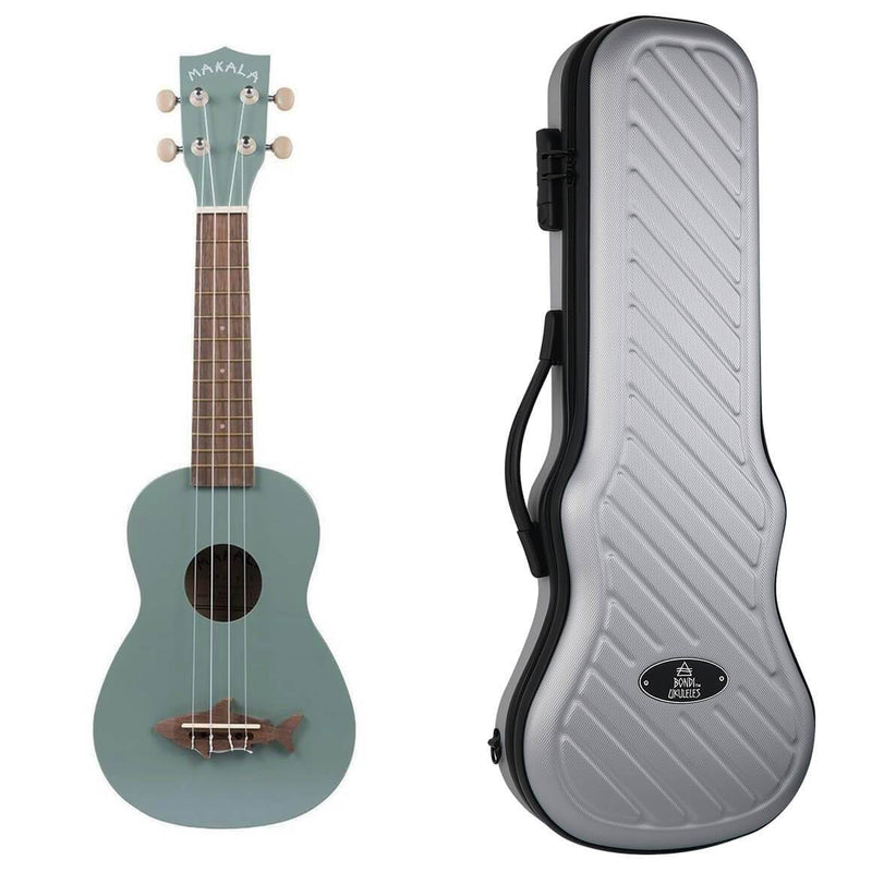 Makala Shark Fin Gray Soprano Ukulele
