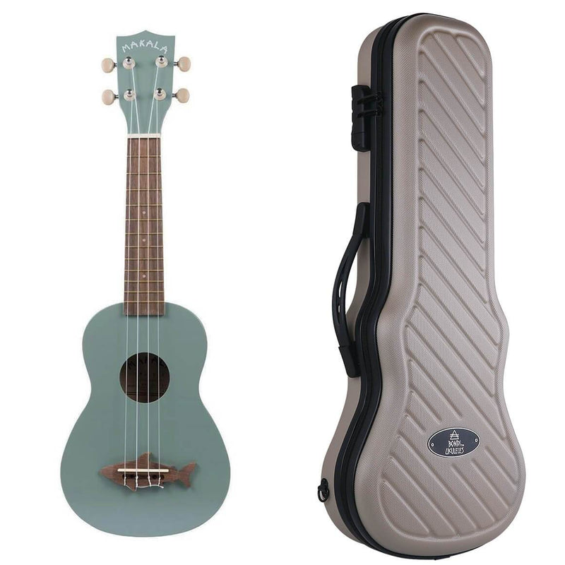 Makala Shark Fin Gray Soprano Ukulele