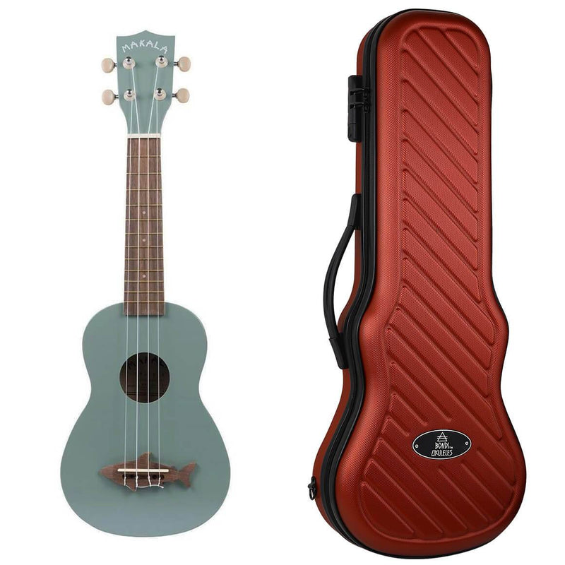 Makala Shark Fin Gray Soprano Ukulele