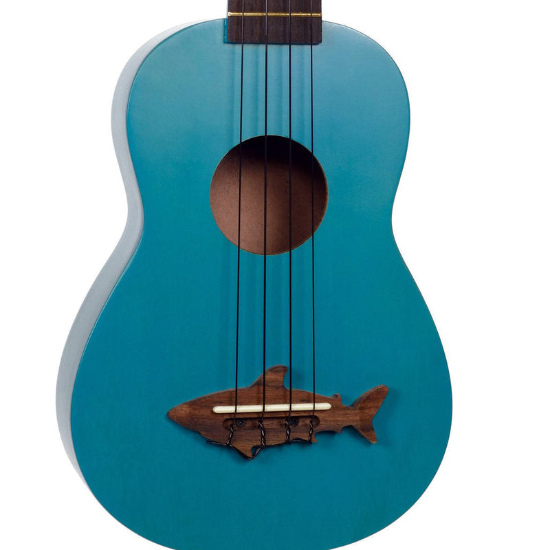 Makala Shark Mako Blue Soprano Ukulele