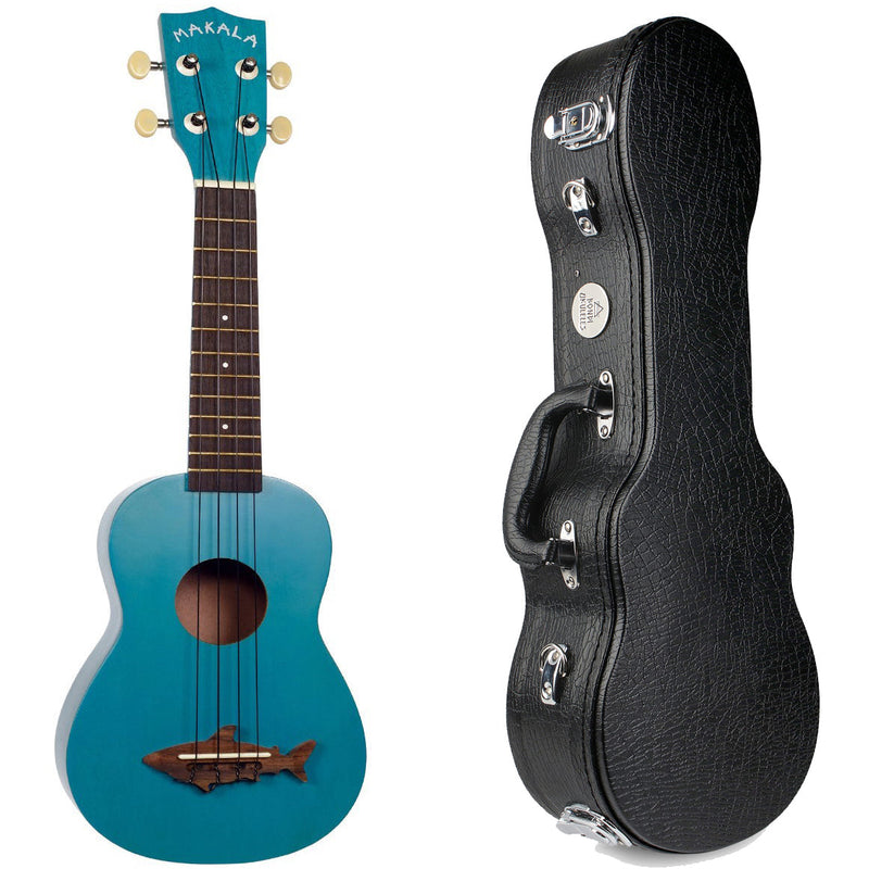 Makala Shark Mako Blue Soprano Ukulele