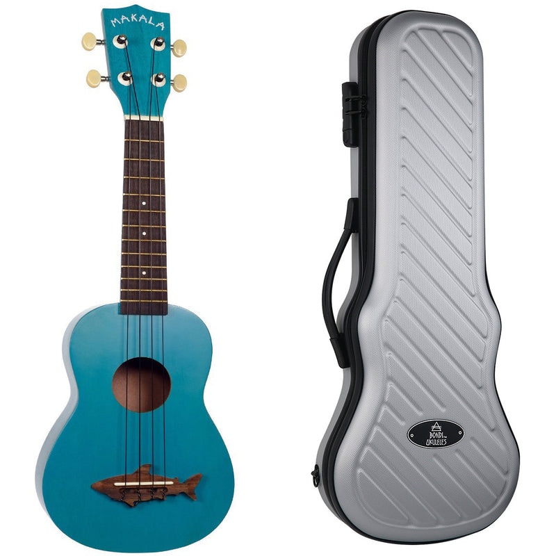 Makala Shark Mako Blue Soprano Ukulele